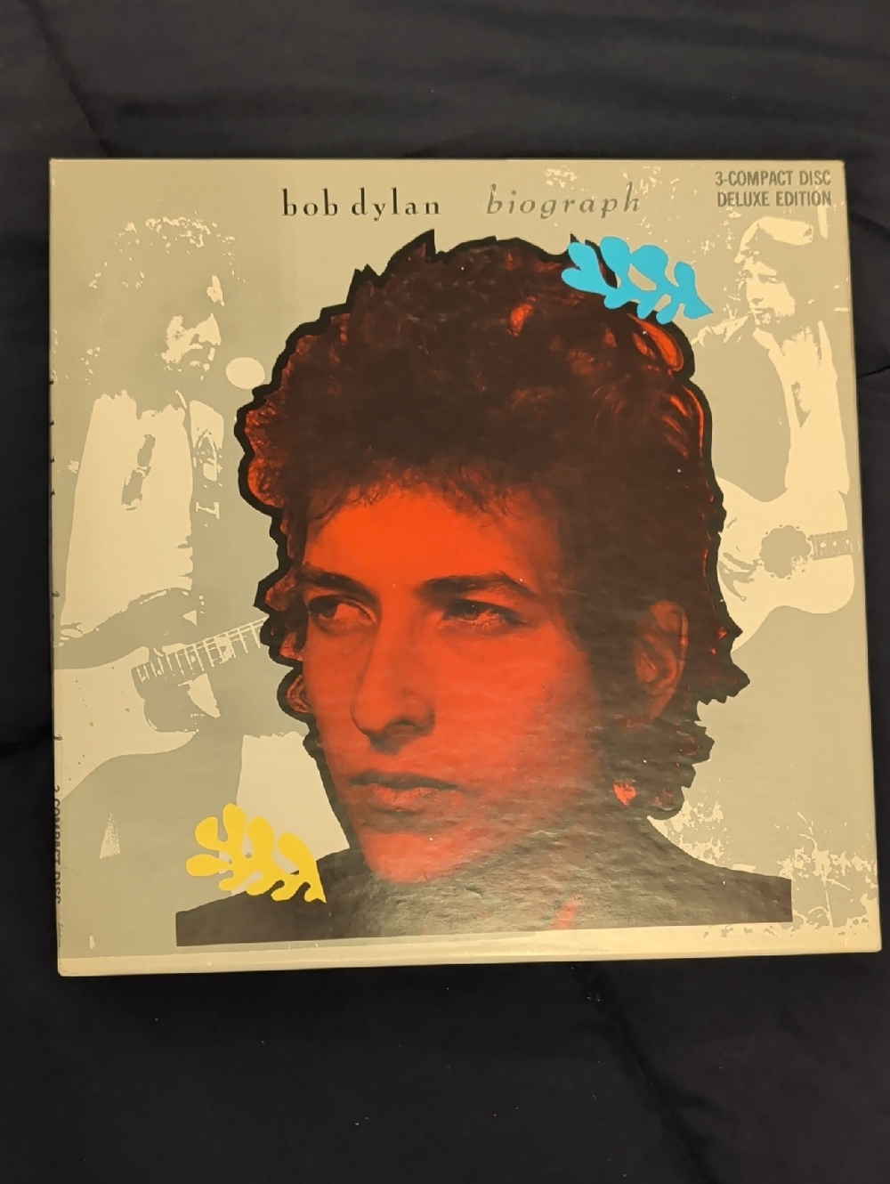 Bob Dylan Biograph Deluxe 3-CD Set — Red/Beige Cover